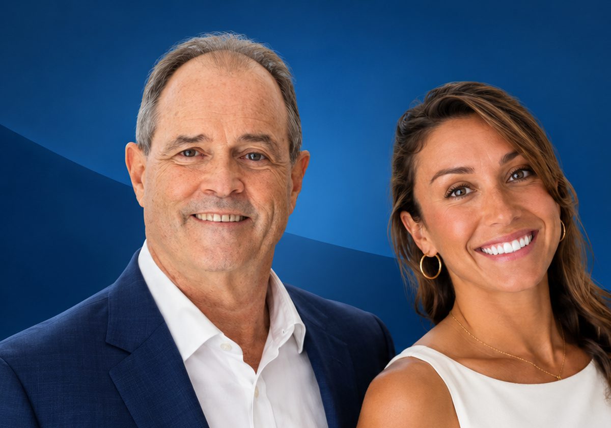 Portrait of broker Evan Howell and agent Shana Hill